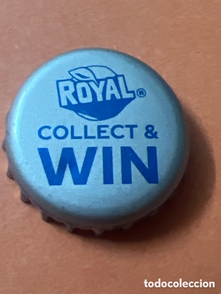 Otras botellas y bebidas antiguas de colecci&oacute;n: T4/X147/3. CHAPA - Soda/Refresco - FILIPINAS - ROYAL Collect & Win
