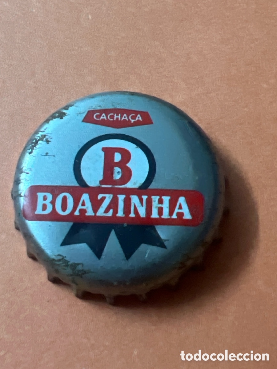 Otras botellas y bebidas antiguas de colecci&oacute;n: T4/X147/11. CHAPA - LICOR - BRASIL - Cacha&ccedil;a Boazinha B