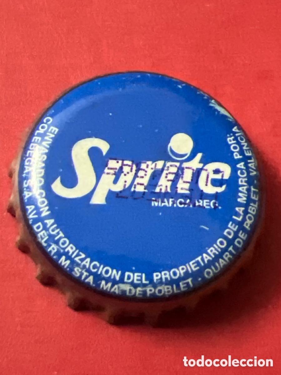 Otras botellas y bebidas antiguas de colecci&oacute;n: T4/X147/95. CHAPA DE REFRESCO - SPRITE