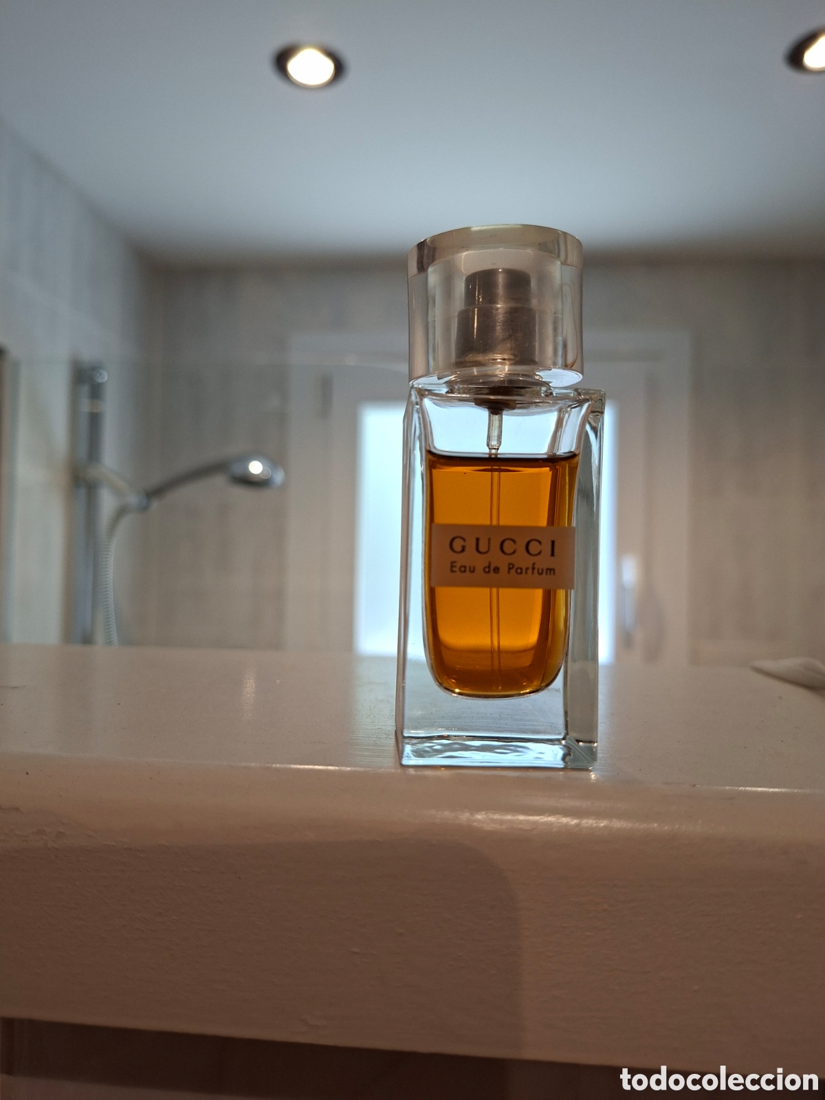 Otras botellas y bebidas antiguas de colecci&oacute;n: Ic&oacute;nico y descontinuado perfume Gucci Eau de Parfum (conocido popularmente como Gucci Brown),