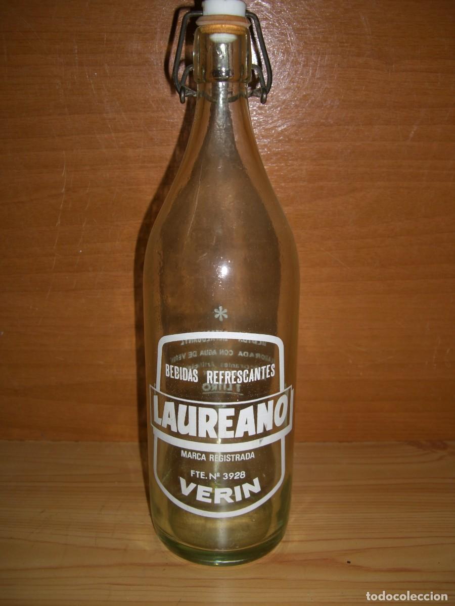 Otras botellas y bebidas antiguas de colecci&oacute;n: GASEOSA LAUREANO VERIN .