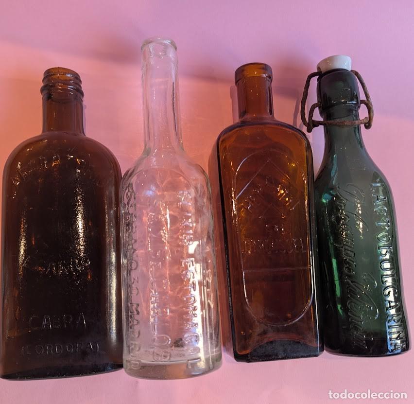 Otras botellas y bebidas antiguas de colecci&oacute;n: BOTELLAS ANTIGUAS DE FARMACIA
