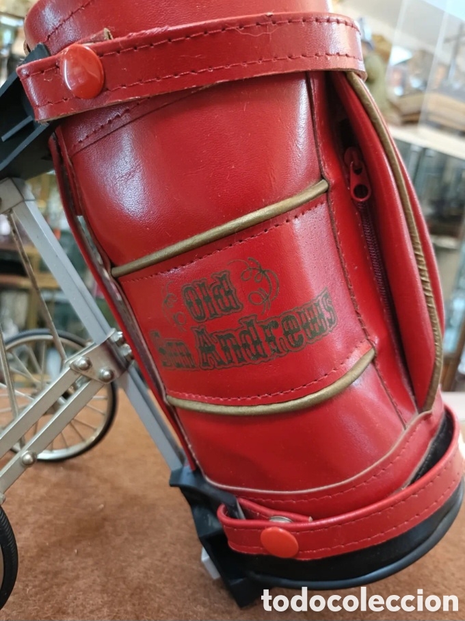 Otras botellas y bebidas antiguas de colecci&oacute;n: Carrito de golf expositor whisky