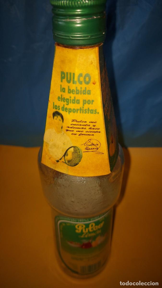 Otras botellas y bebidas antiguas de colecci&oacute;n: PULCO, BOTELLA DE ZUMO DE LIM&Oacute;N PULCO, A&Ntilde;OS 80.