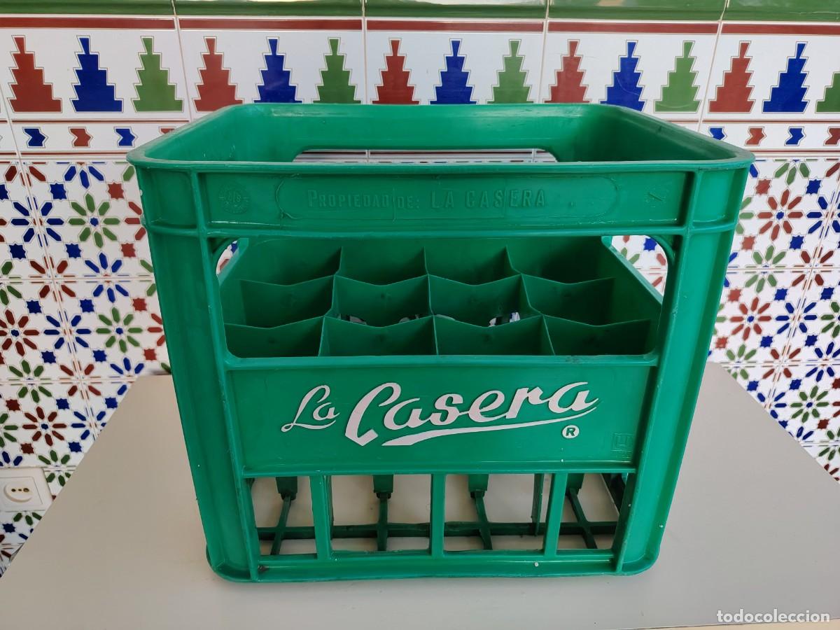 Otras botellas y bebidas antiguas de colecci&oacute;n: CAJA PARA BOTELLAS CRISTAL 1L GASEOSA LA CASERA.