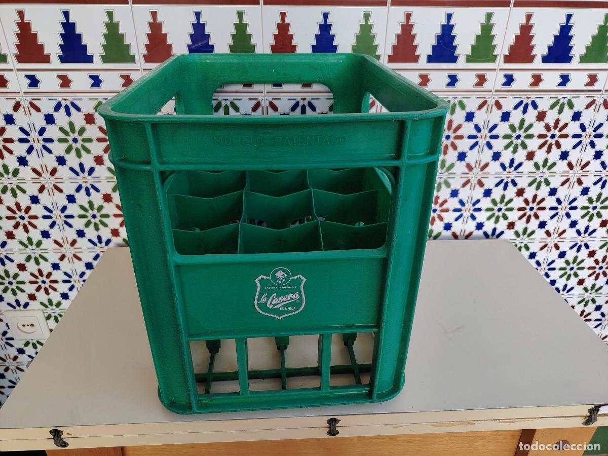 Otras botellas y bebidas antiguas de colecci&oacute;n: CAJA PARA BOTELLAS CRISTAL 1L GASEOSA LA CASERA.