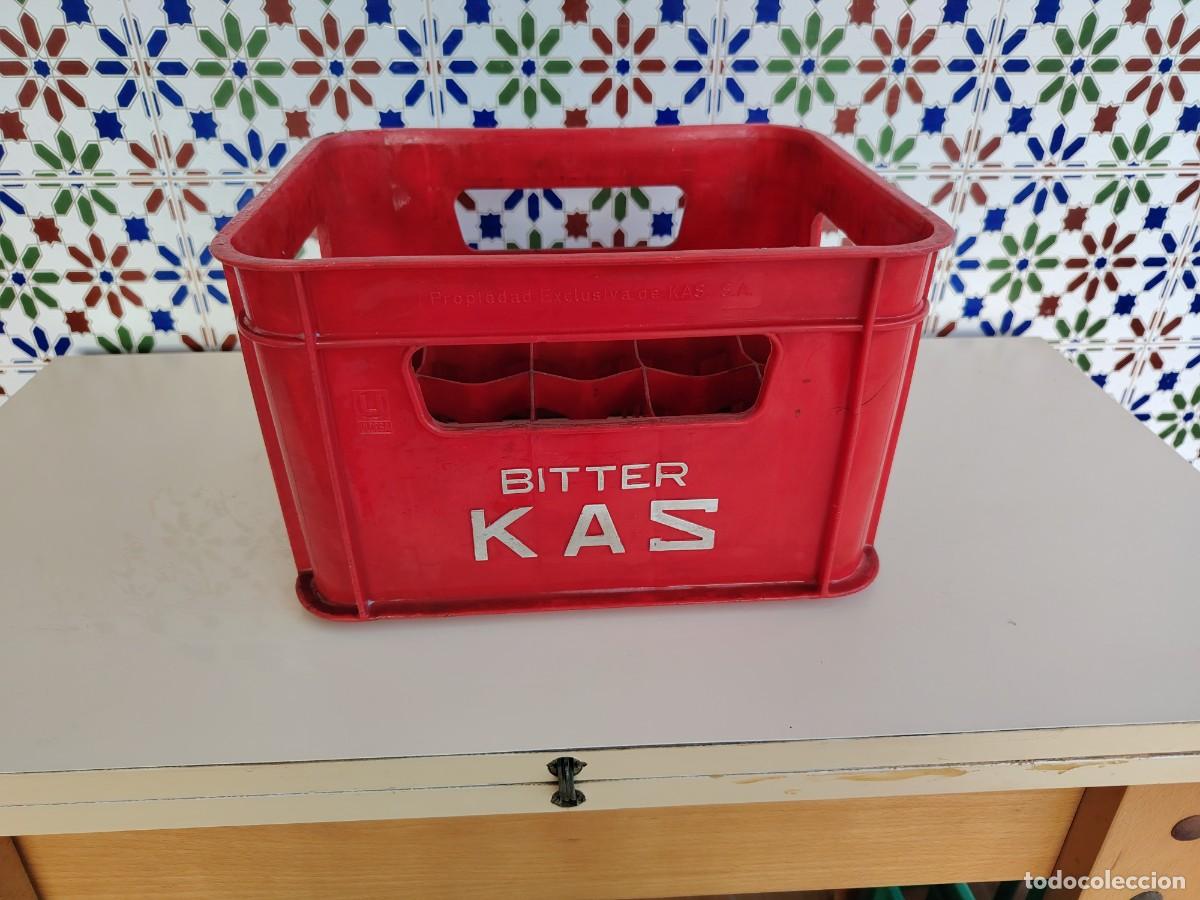 Otras botellas y bebidas antiguas de colecci&oacute;n: CAJA PARA BOTELLAS CRISTAL BITTER KAS