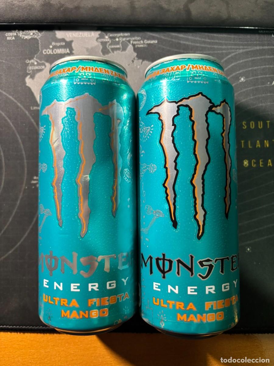 Otras botellas y bebidas antiguas de colecci&oacute;n: Lata Monster Energy Ultra Fiesta - ERROR IMPRESI&Oacute;N