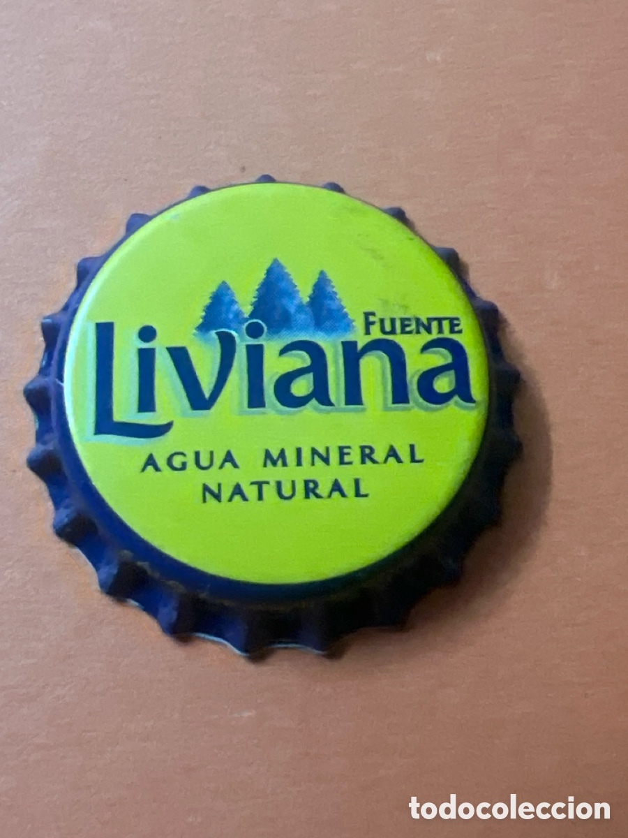 Otras botellas y bebidas antiguas de colecci&oacute;n: H669. chapa sin usar - agua - ESPA&Ntilde;A - Fuente Liviana