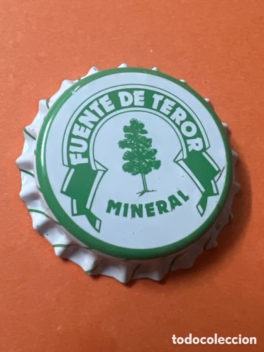 Otras botellas y bebidas antiguas de colecci&oacute;n: H692. TAPON CORONA CAPSULA CHAPA AGUA FUENTE DE TEROR (ESPA&Ntilde;A) SIN ABRIR