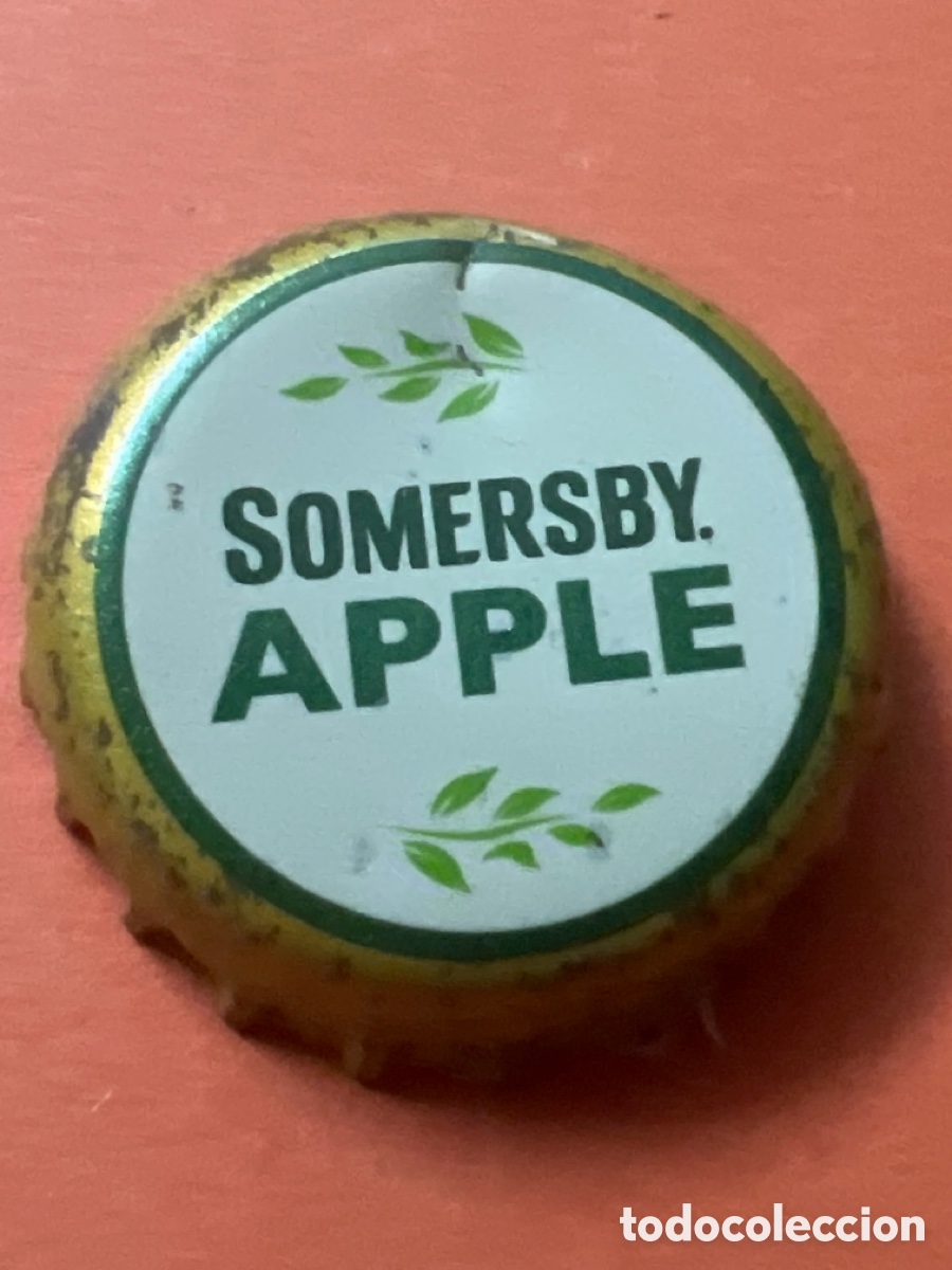 Otras botellas y bebidas antiguas de colecci&oacute;n: H49. CHAPA SIDRA - Somersby. Apple - AUSTRALIA