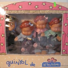 Otras Muñecas de Famosa clásicas y de colección: GUIÑOL DE LAS TRES MELLIZAS DE FAMOSA(LAS TRES BESSONES)CLUB SUPER 3,AÑO 2000,A ESTRENAR