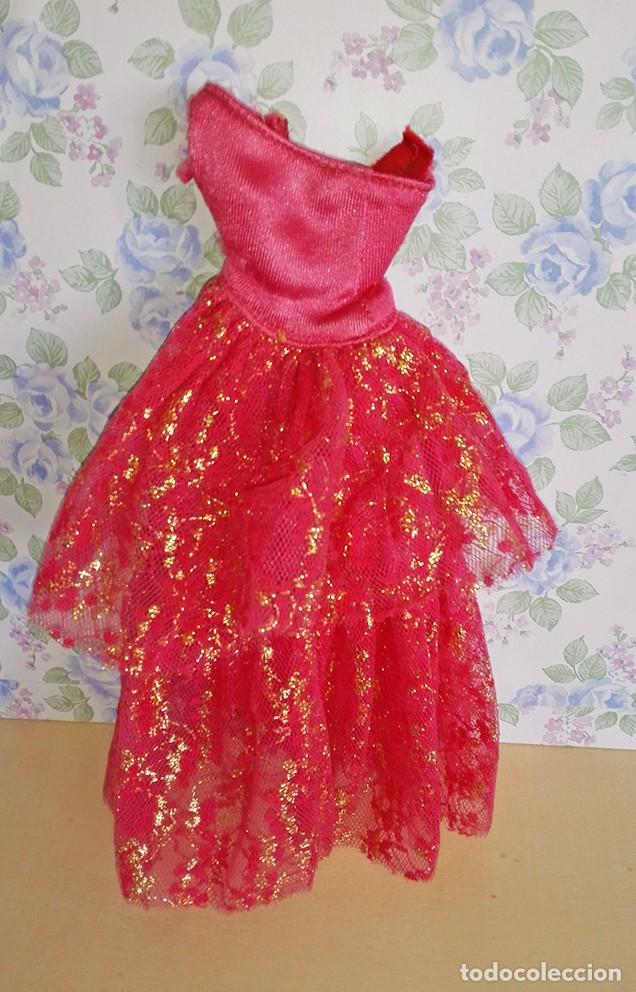 vestido fiesta rosa fucsia rojo etiqueta nº 180 - Acheter Autres poupées de  Famosa sur todocoleccion