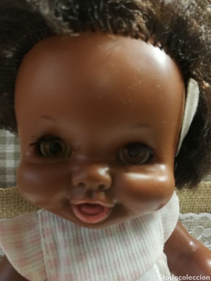 Otras Mu&ntilde;ecas de Famosa cl&aacute;sicas y de colecci&oacute;n: MU&Ntilde;ECA CURRINA NEGRITA OJOS MARGARITA