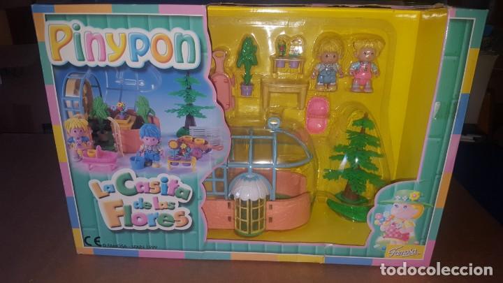 Otras Mu&ntilde;ecas de Famosa cl&aacute;sicas y de colecci&oacute;n: CASITA DE LAS FLORES INVERNADERO DE MU&Ntilde;ECA PIN Y PON DE FAMOSA CON ACCESORIOS - PINYPON