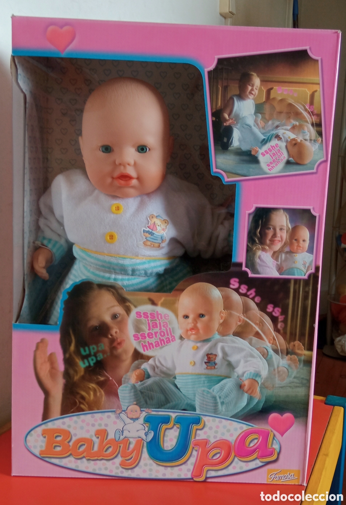 Otras Mu&ntilde;ecas de Famosa cl&aacute;sicas y de colecci&oacute;n: MU&Ntilde;ECO BABY UPA.FAMOSA 2001.NUEVO EN CAJA.CON FALLO.