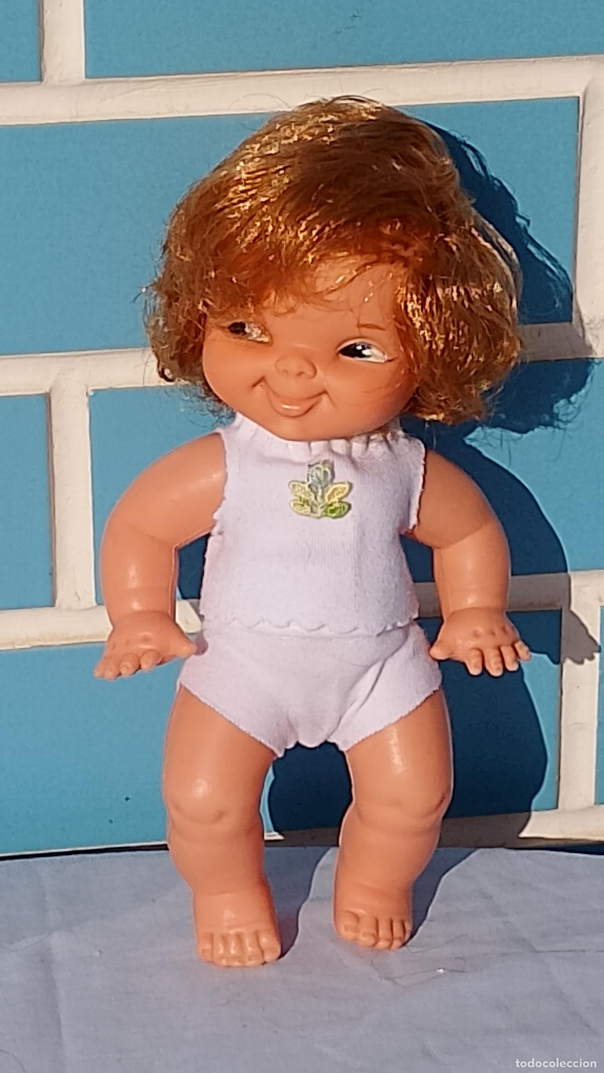 Otras Mu&ntilde;ecas de Famosa cl&aacute;sicas y de colecci&oacute;n: Antigua mu&ntilde;eca Gemelina de Famosa de 18 cm