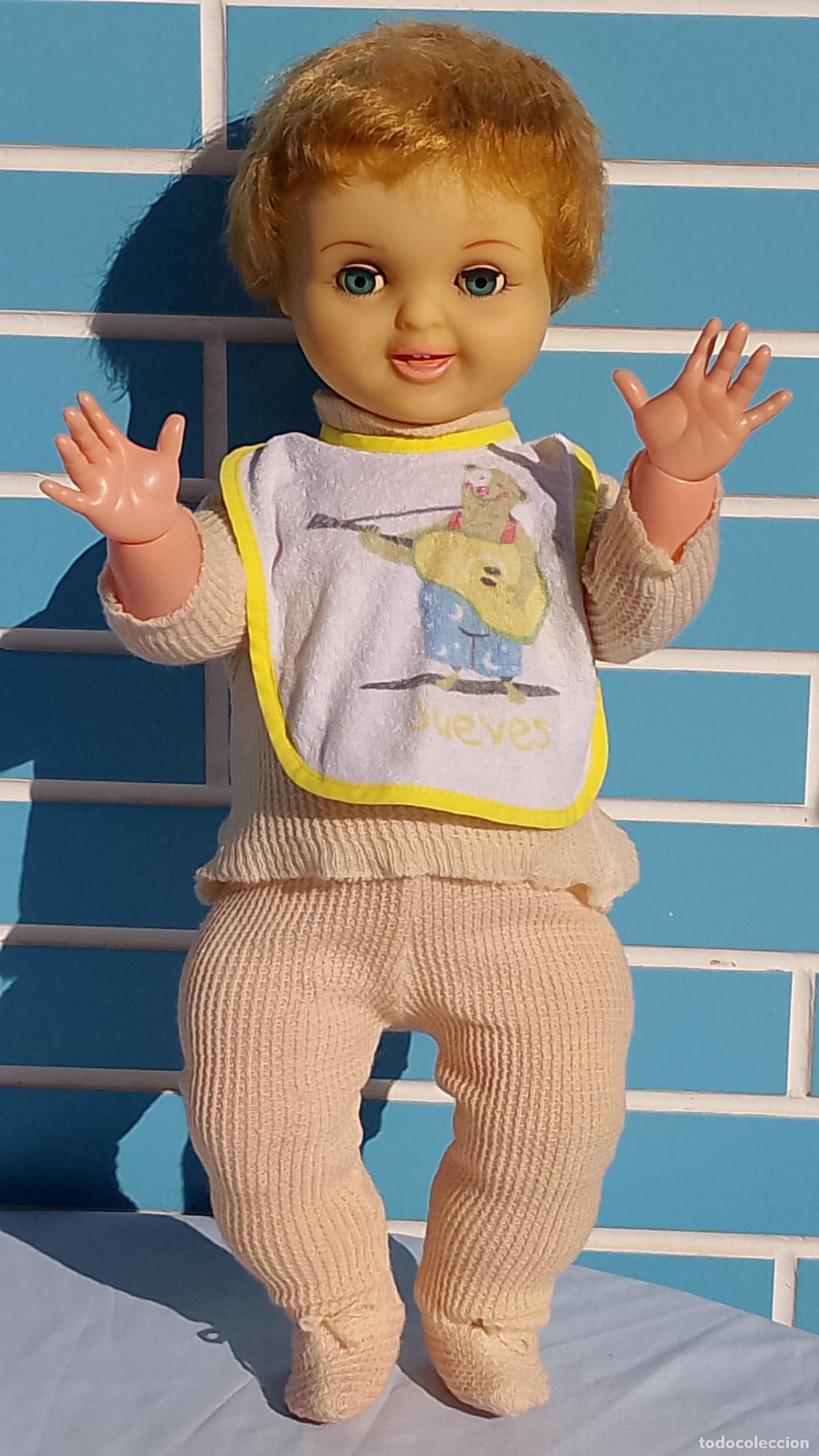 Otras Mu&ntilde;ecas de Famosa cl&aacute;sicas y de colecci&oacute;n: Antiguo mu&ntilde;eco God&iacute;n de Famosa de los a&ntilde;os 60 de 52 cm