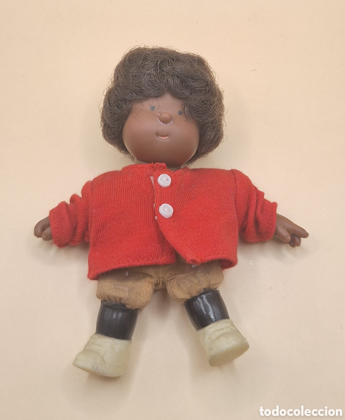 Other Dolls by Famosa: Antigua Mu&ntilde;eca Las 3 Mellizas de Famosa - Negrita -