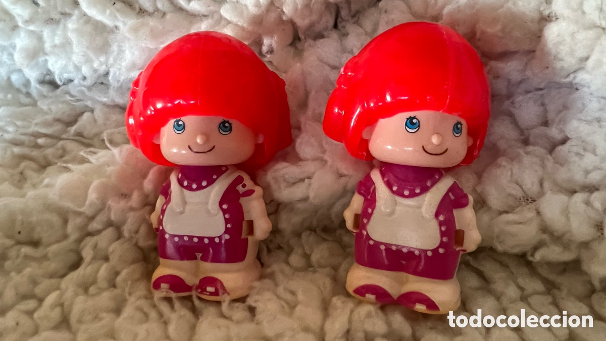 Otras Mu&ntilde;ecas de Famosa cl&aacute;sicas y de colecci&oacute;n: Pareja de PIN Y PON Mu&ntilde;eca pelo rosa