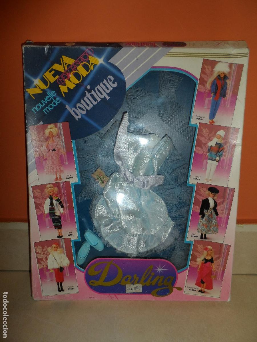 Otras Mu&ntilde;ecas de Famosa cl&aacute;sicas y de colecci&oacute;n: CONJUNTO DARLING SERIE BOUTIQUE A&Ntilde;OS 80 FAMOSA BARBIE NUEVO