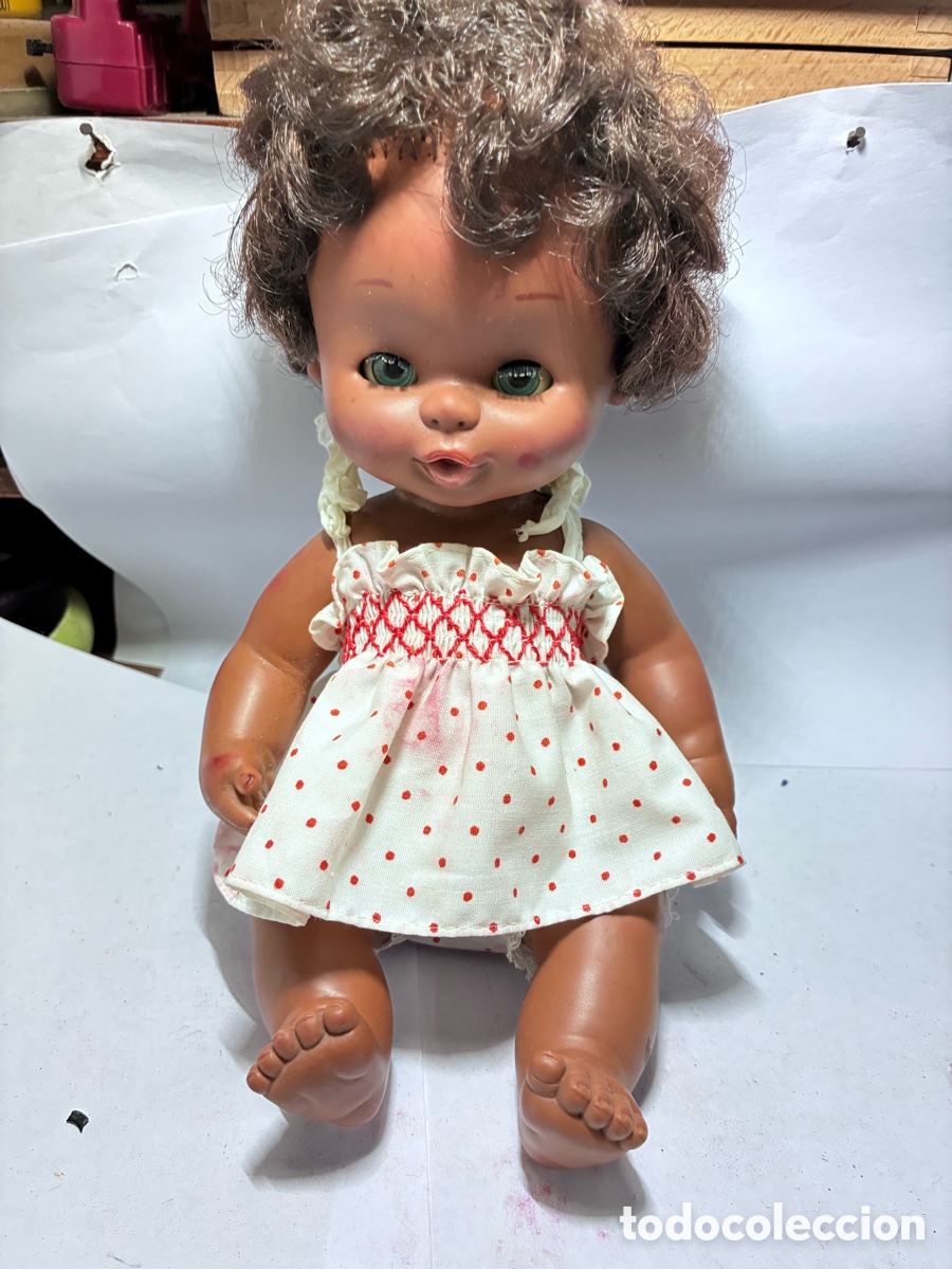 Otras Mu&ntilde;ecas de Famosa cl&aacute;sicas y de colecci&oacute;n: Mu&ntilde;eca negrita Currina de Famosa