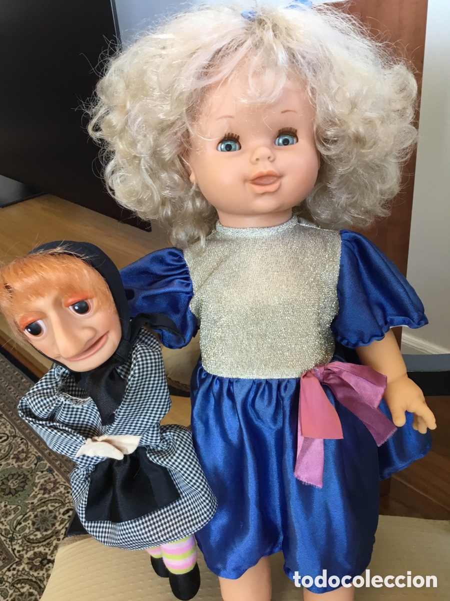 Otras Mu&ntilde;ecas de Famosa cl&aacute;sicas y de colecci&oacute;n: Mu&ntilde;eca Mari Carmen y sus mu&ntilde;ecos con Do&ntilde;a Rogelia de Famosa a&ntilde;os 80