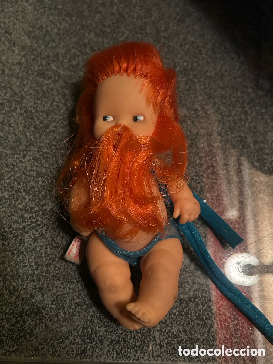Otras Mu&ntilde;ecas de Famosa cl&aacute;sicas y de colecci&oacute;n: Barriguita famosa con barba i pelo pelirojo a&ntilde;os 80