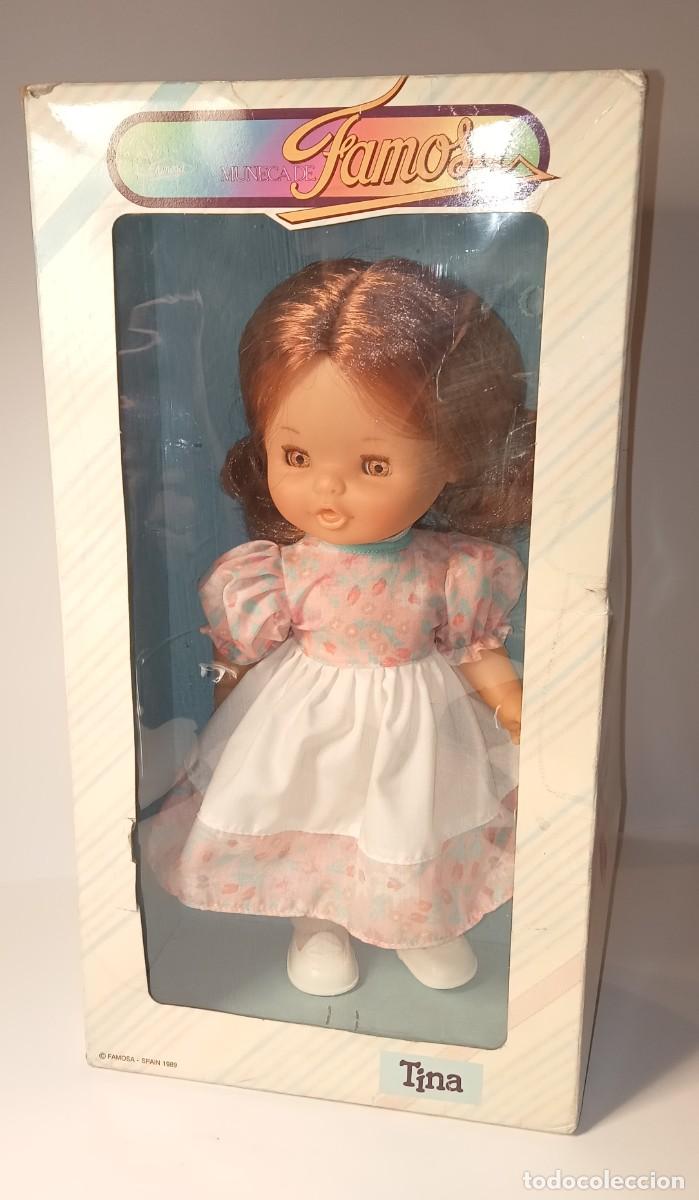 Otras Mu&ntilde;ecas de Famosa cl&aacute;sicas y de colecci&oacute;n: 1989 - TINA de FAMOSA - MU&Ntilde;ECA en su CAJA