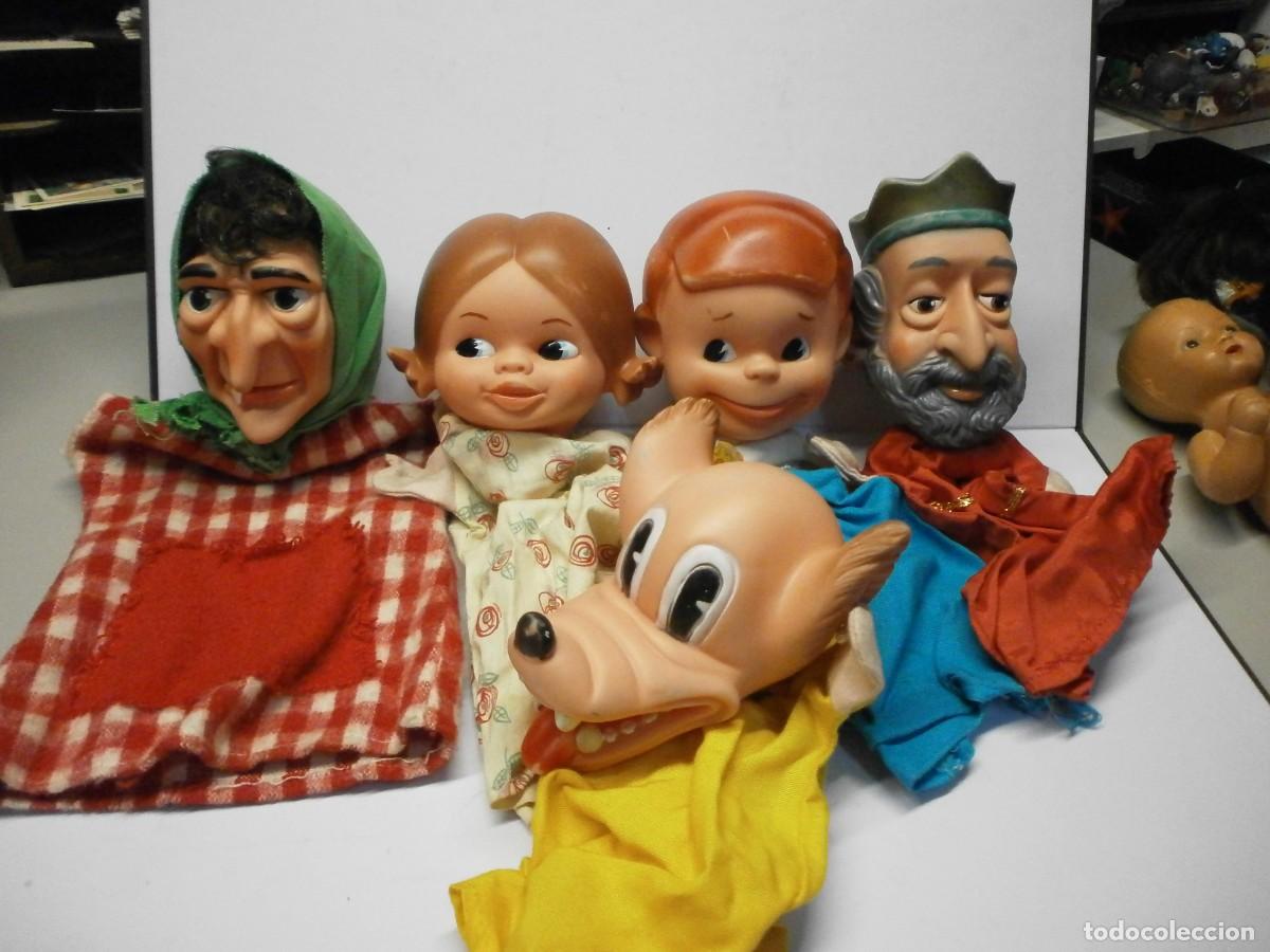 Otras Mu&ntilde;ecas de Famosa cl&aacute;sicas y de colecci&oacute;n: lote de marionetas antiguas de famosa