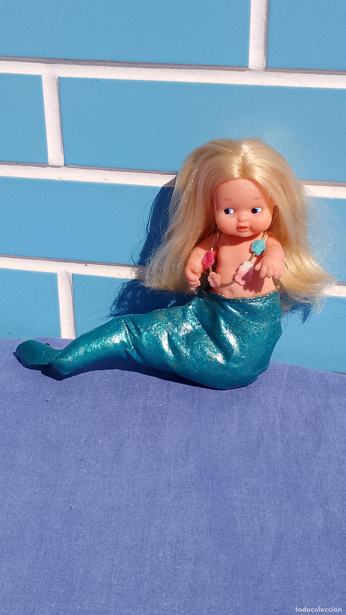 Otras Mu&ntilde;ecas de Famosa cl&aacute;sicas y de colecci&oacute;n: Antigua mu&ntilde;eca Barriguitas Sirena en el fondo del Mar de Famosa
