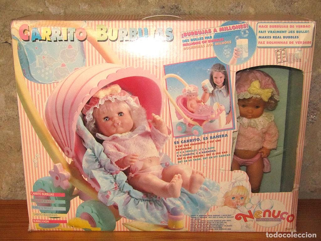Otras Mu&ntilde;ecas de Famosa cl&aacute;sicas y de colecci&oacute;n: ANTIGUO CARRITO BURBUJAS DE NENUCO - CON MU&Ntilde;ECO - NUEVO Y EN SU CAJA ORIGINAL - A&Ntilde;O 1992