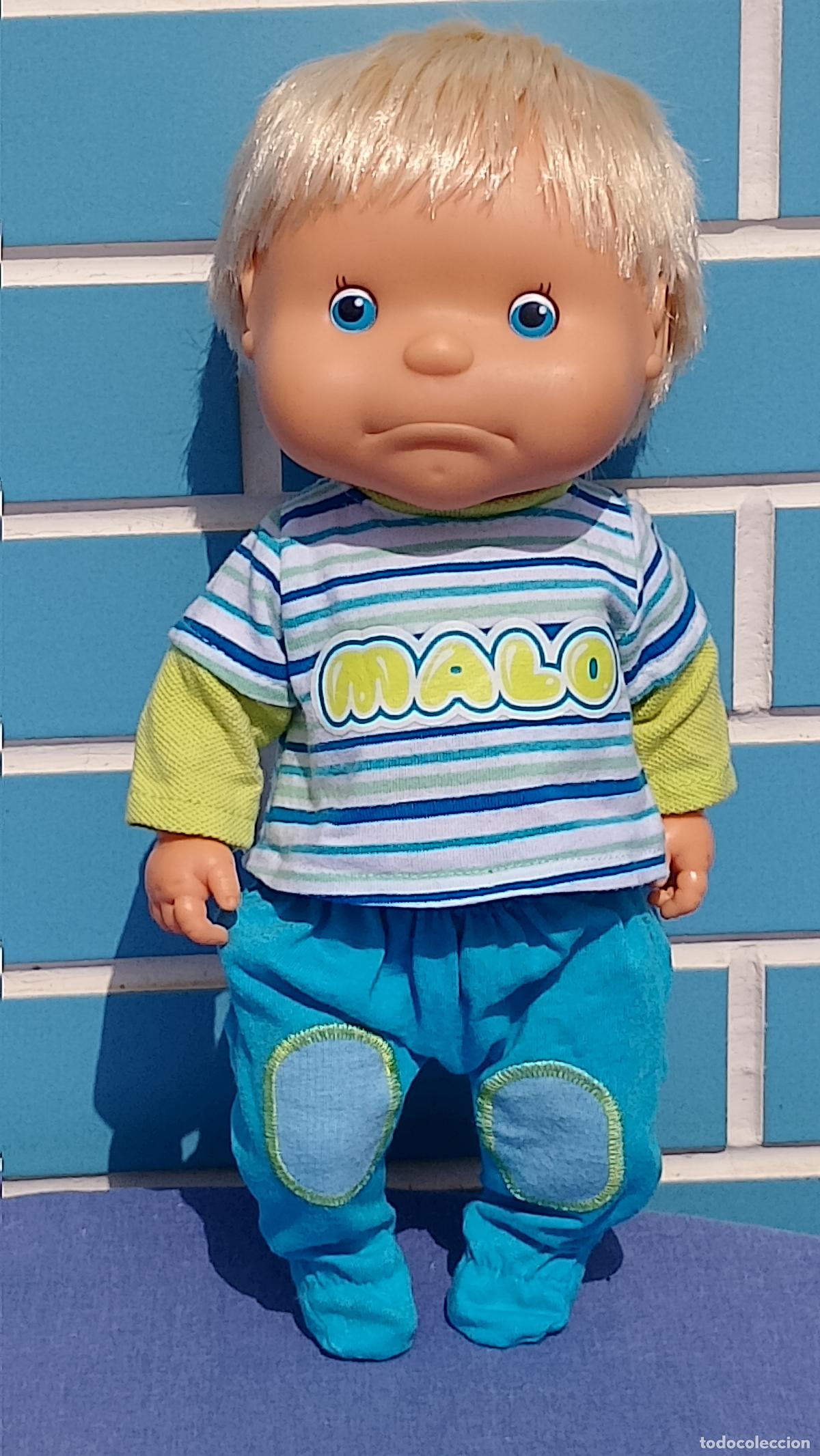 Otras Mu&ntilde;ecas de Famosa cl&aacute;sicas y de colecci&oacute;n: Antiguo mu&ntilde;eco beb&eacute; mellizo Malo de Famosa