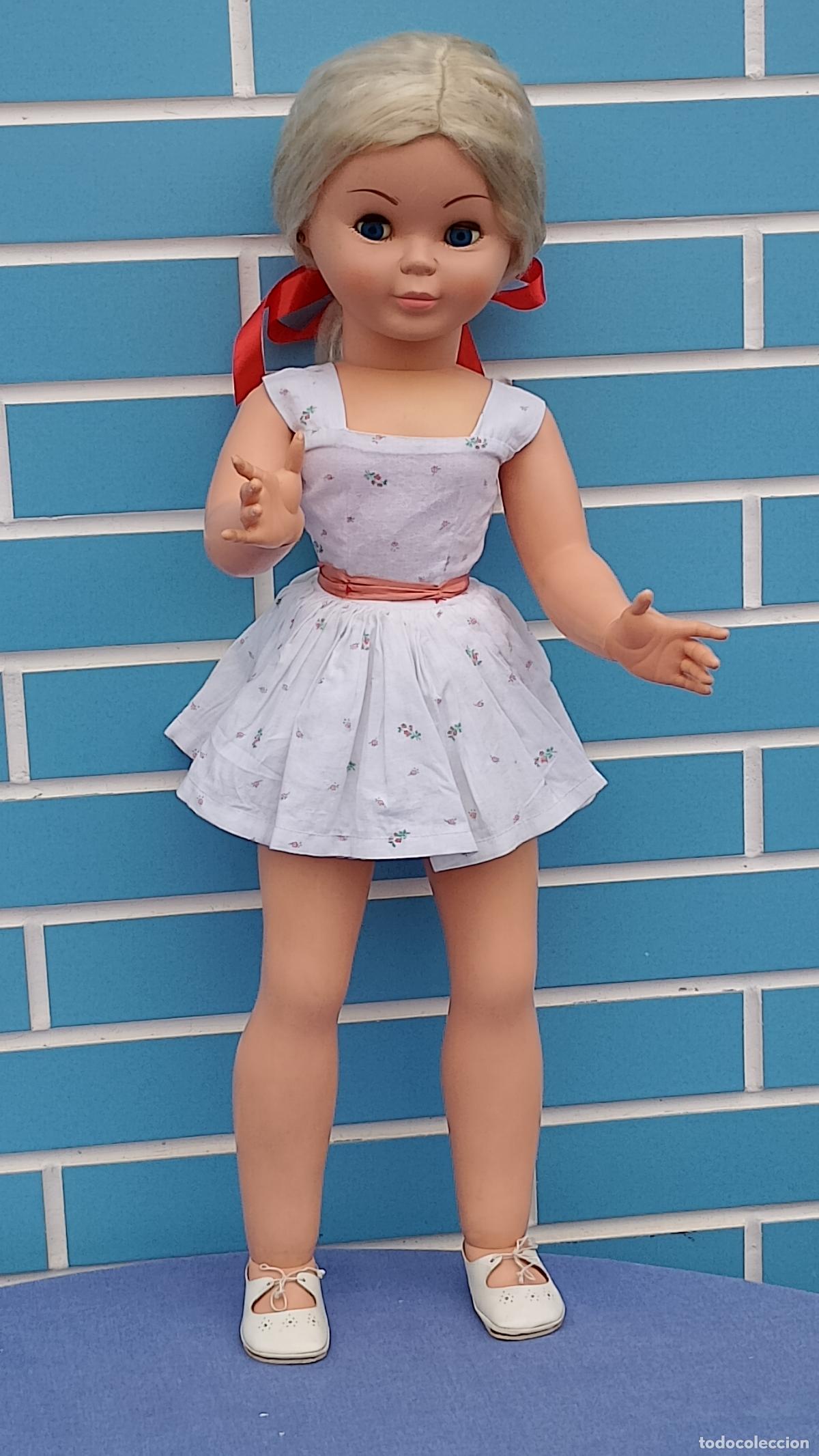 Otras Mu&ntilde;ecas de Famosa cl&aacute;sicas y de colecci&oacute;n: Antigua mu&ntilde;eca Pierina o Marisol de Famosa de 60 cm