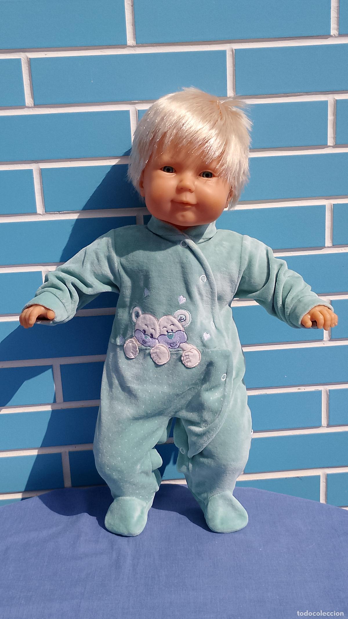 Otras Mu&ntilde;ecas de Famosa cl&aacute;sicas y de colecci&oacute;n: Antiguo mu&ntilde;eco beb&eacute; Solito de Famosa de 56 cm