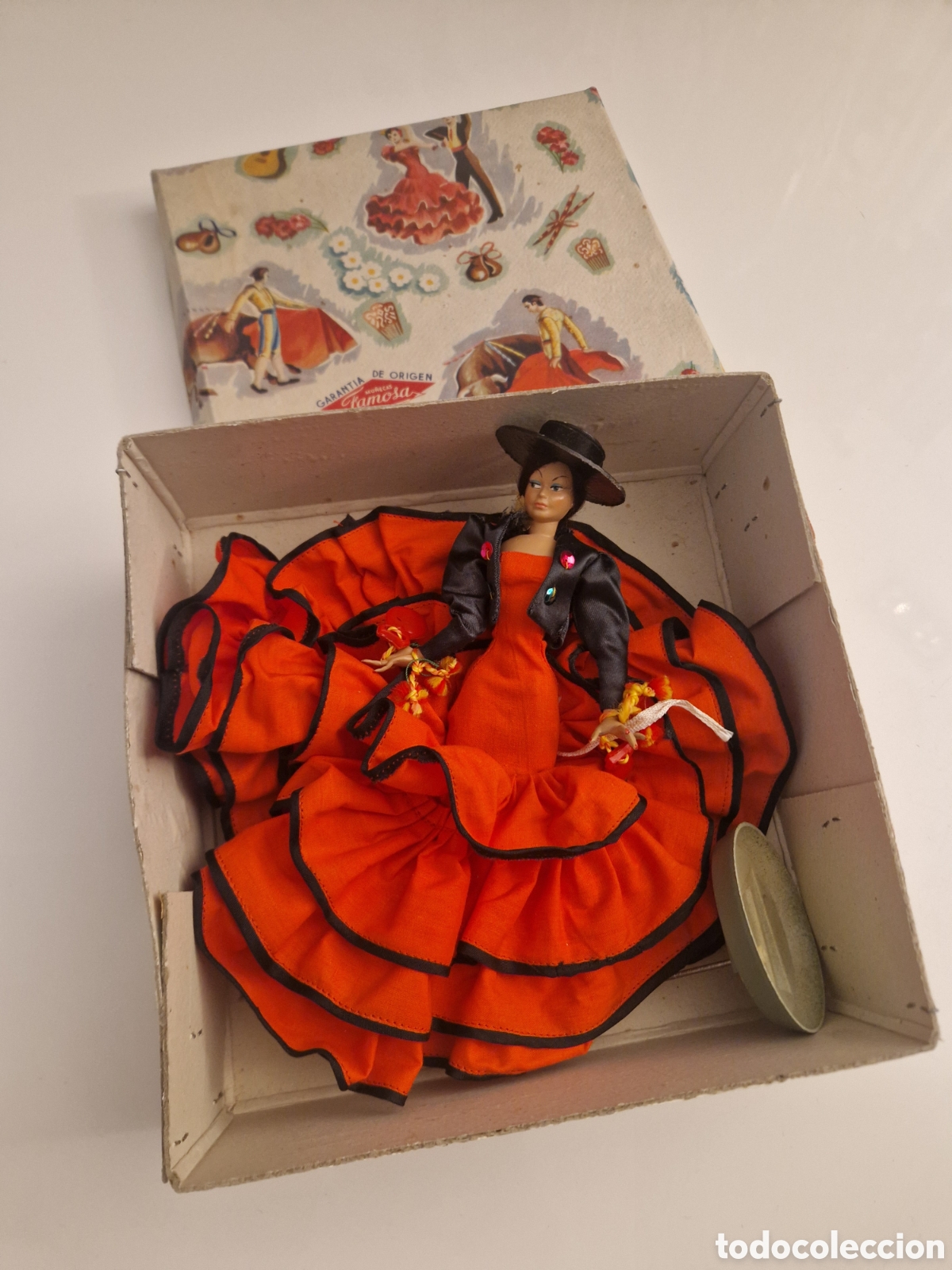Otras Mu&ntilde;ecas de Famosa cl&aacute;sicas y de colecci&oacute;n: Mu&ntilde;eca paulova vestido de flamenca