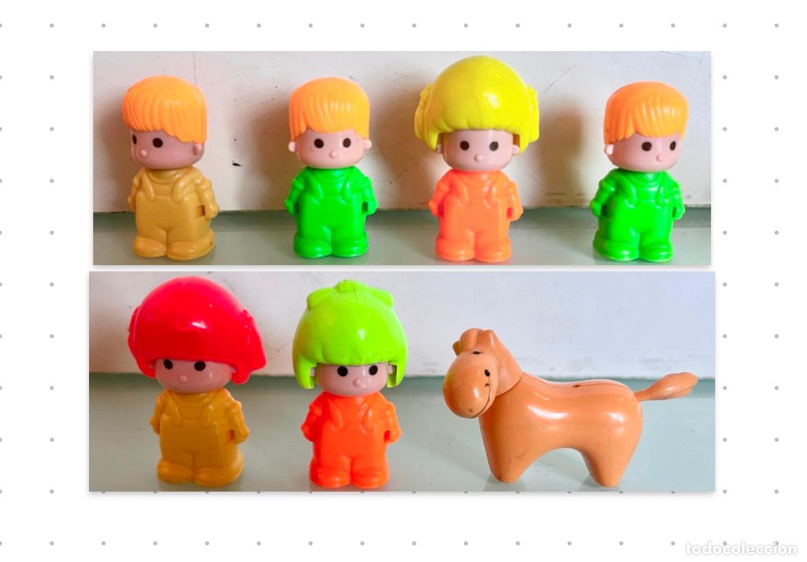 Otras Mu&ntilde;ecas de Famosa cl&aacute;sicas y de colecci&oacute;n: PIN Y PON FAMOSA-7 FIGURAS A&Ntilde;OS 80-MU&Ntilde;ECA CABALLO NI&Ntilde;A NI&Ntilde;O MU&Ntilde;ECA-LOTE P1