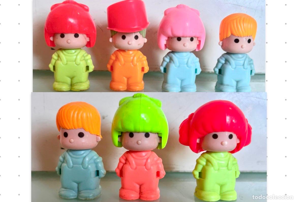 Otras Mu&ntilde;ecas de Famosa cl&aacute;sicas y de colecci&oacute;n: PIN Y PON FAMOSA-7 FIGURAS A&Ntilde;OS 80-MU&Ntilde;ECA GORRO NI&Ntilde;A NI&Ntilde;O MU&Ntilde;ECA-LOTE P1