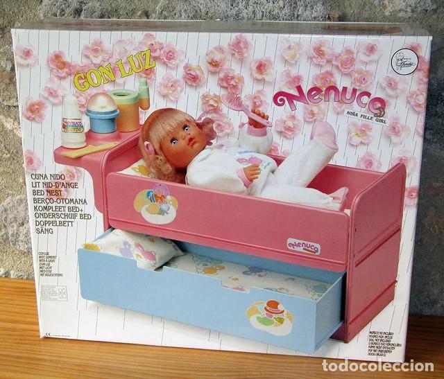Otras Mu&ntilde;ecas de Famosa cl&aacute;sicas y de colecci&oacute;n: ANTIGUA CUNA NIDO DE NENUCO, DE FAMOSA - NUEVA Y EN SU CAJA ORIGINAL - A ESTRENAR