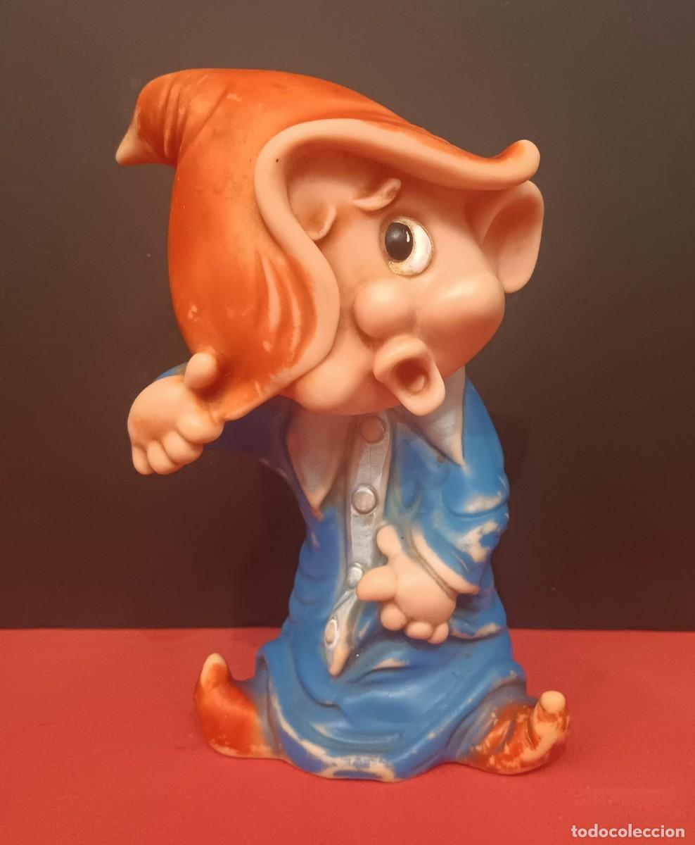 Otras Mu&ntilde;ecas de Famosa cl&aacute;sicas y de colecci&oacute;n: FIGURA DE GOMA SERIE BLANCANIEVES Y LOS SIETE ENANITOS DISNEY FAMOSA FERRARIO SPAIN A&Ntilde;OS 60