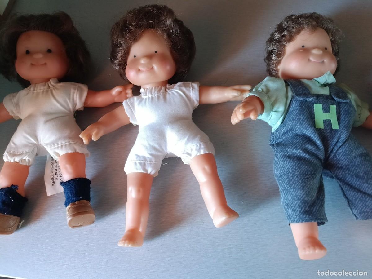 Otras Mu&ntilde;ecas de Famosa cl&aacute;sicas y de colecci&oacute;n: lote mu&ntilde;ecas tres mellizas con zapatos barriguitas