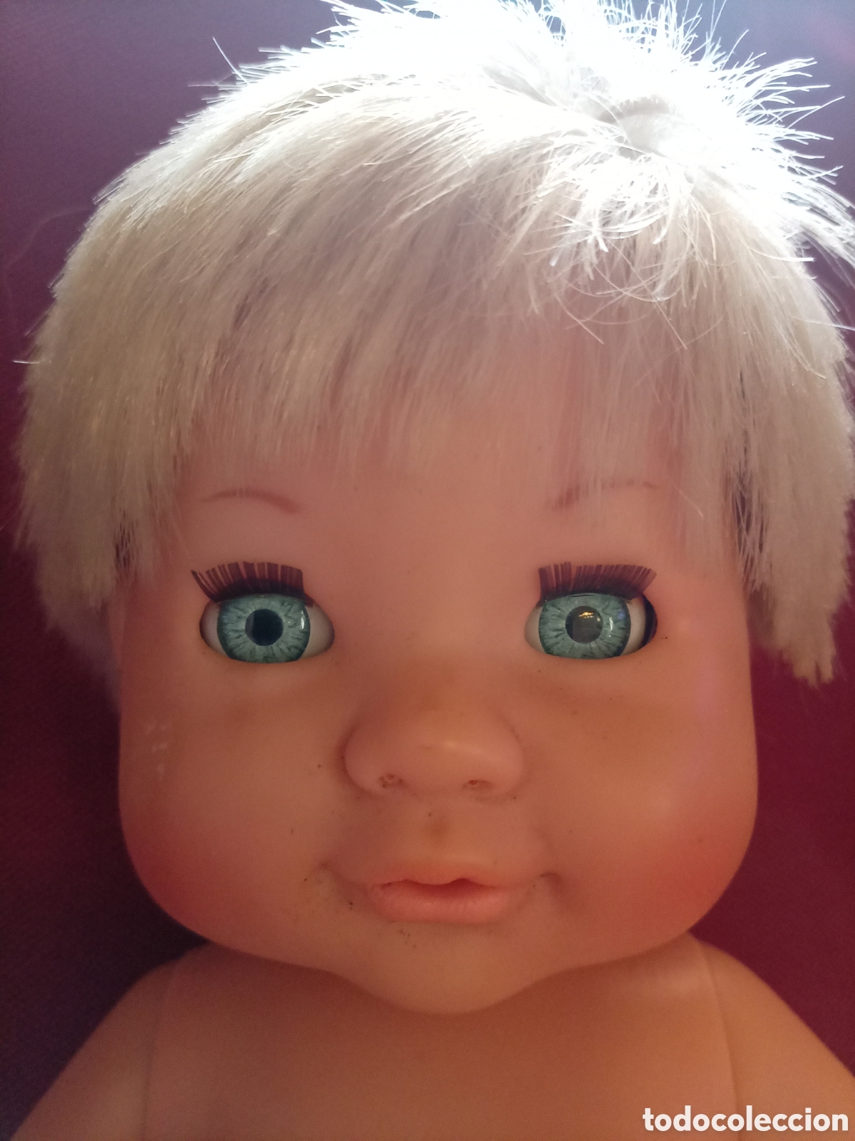 Otras Mu&ntilde;ecas de Famosa cl&aacute;sicas y de colecci&oacute;n: Mu&ntilde;eco nenuco antiguo muy bien conservado ojos azules