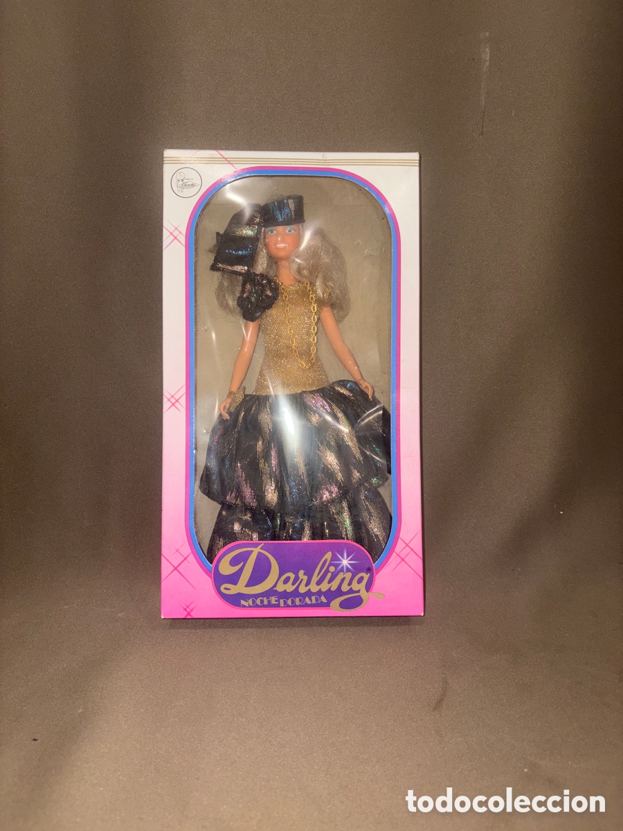 Otras Mu&ntilde;ecas de Famosa cl&aacute;sicas y de colecci&oacute;n: DARLING DE FAMOSA, NOCHE DORADA, A&Ntilde;OS 80,EN SU CAJA ORIGINAL*ver fotos*