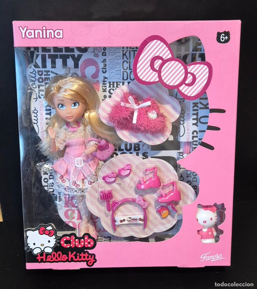Otras Mu&ntilde;ecas de Famosa cl&aacute;sicas y de colecci&oacute;n: FAMOSA MU&Ntilde;ECA YANINA CLUB HELLO KITTY NUEVA SIN USO Y SIN SACAR DE LA CAJA