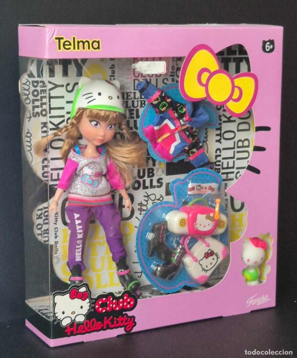 Otras Mu&ntilde;ecas de Famosa cl&aacute;sicas y de colecci&oacute;n: MU&Ntilde;ECA TELMA HELLO KITTY CLUB NUEVA EN CAJA BLISTER DE FAMOSA