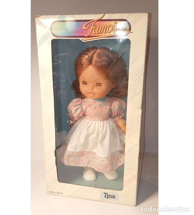 Otras Mu&ntilde;ecas de Famosa cl&aacute;sicas y de colecci&oacute;n: 1989 - TINA de FAMOSA - MU&Ntilde;ECA en su CAJA