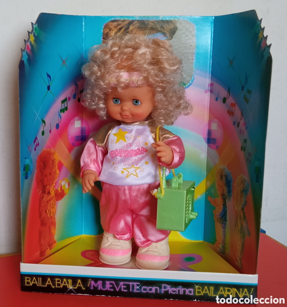 Otras Mu&ntilde;ecas de Famosa cl&aacute;sicas y de colecci&oacute;n: MU&Ntilde;ECA BAILA BAILARINA PIERINA MUSICAL CON MOVIMIENTO.FAMOSA 80'S.NUEVA EN CAJA.