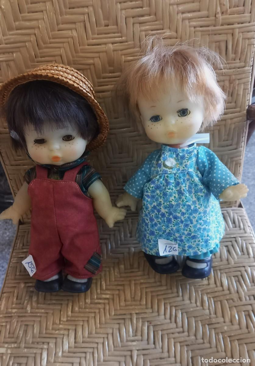Otras Mu&ntilde;ecas de Famosa cl&aacute;sicas y de colecci&oacute;n: Lote de Pareja de Mu&ntilde;ecos MAY de FAMOSA - Ni&ntilde;o y Ni&ntilde;a - A&ntilde;os 70 / 80 - Ropa Origen/&Eacute;poca