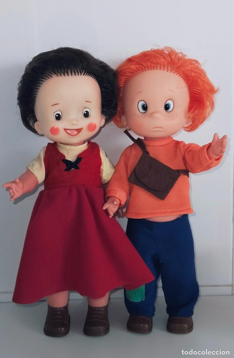 Otras Mu&ntilde;ecas de Famosa cl&aacute;sicas y de colecci&oacute;n: Heidi y Pedro, de Famosa. A&ntilde;os 70