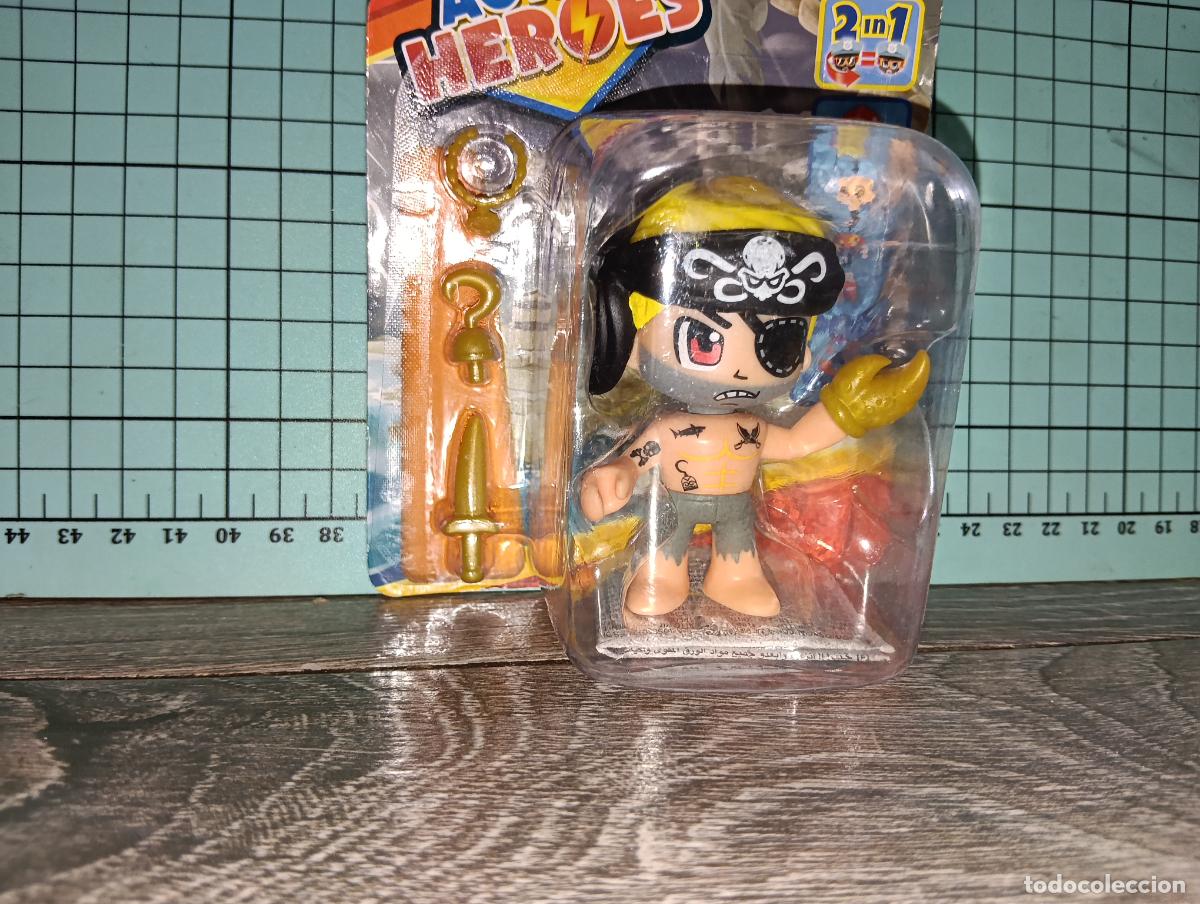 Otras Mu&ntilde;ecas de Famosa cl&aacute;sicas y de colecci&oacute;n: Figura Pirata Action Heroes Pinypon Famosa Bl&iacute;ster Original Sin Abrir